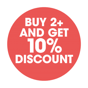 Bu 2+ and get 10% discount