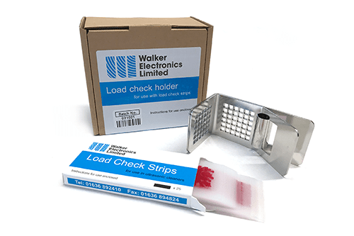Load check strips and holder from Walker Electronics Limited